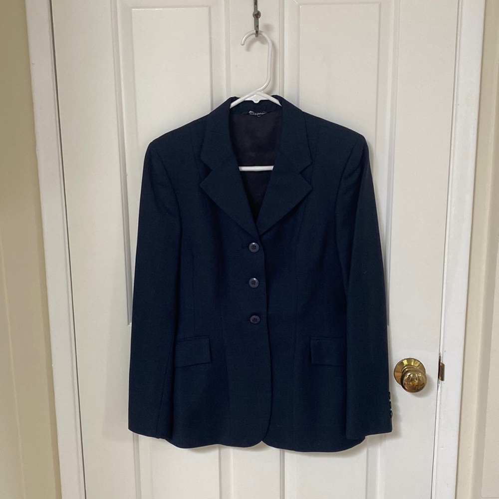 Womens equestrian navy hunt coat